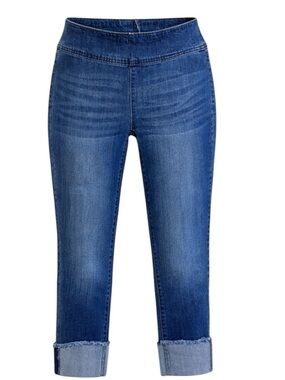 INC Denim Straight Leg Jeans High Rise Stretch Blue Wash size 0/25